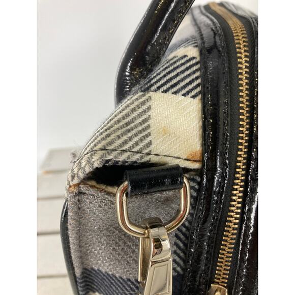 KATE SPADE WOOL PLAID WOMENS LARGE CROSSBODY BAG - Picture 4 of 16